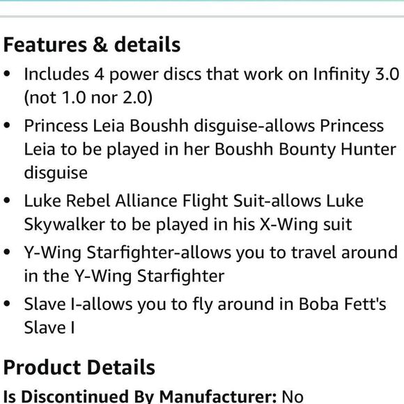 Star Wars Disney Infinity 3.0 Power Disc Pack and Enamel Pin Set  NWT - Picture 9 of 10